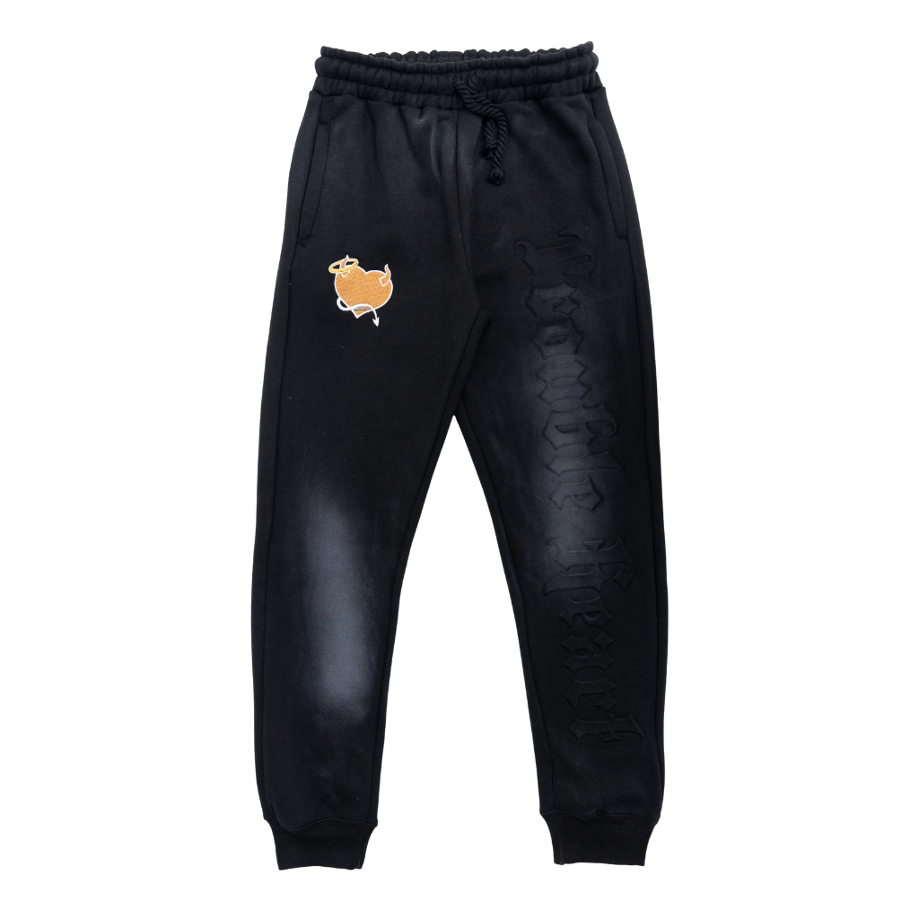 LOVEONSUSPENSION JOGGER (BLK & GOLD)
